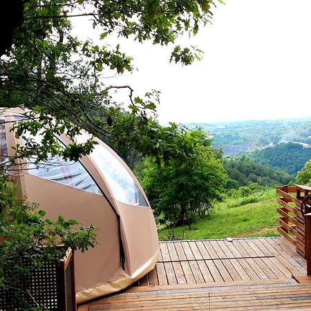 Le Mobil'Dome A Marie Hotel Cambounes ภายนอก รูปภาพ