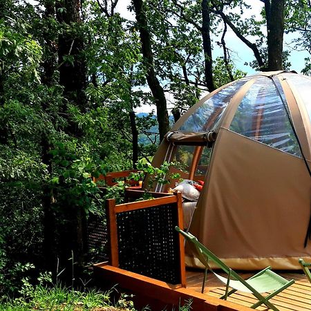 Le Mobil'Dome A Marie Hotel Cambounes ภายนอก รูปภาพ