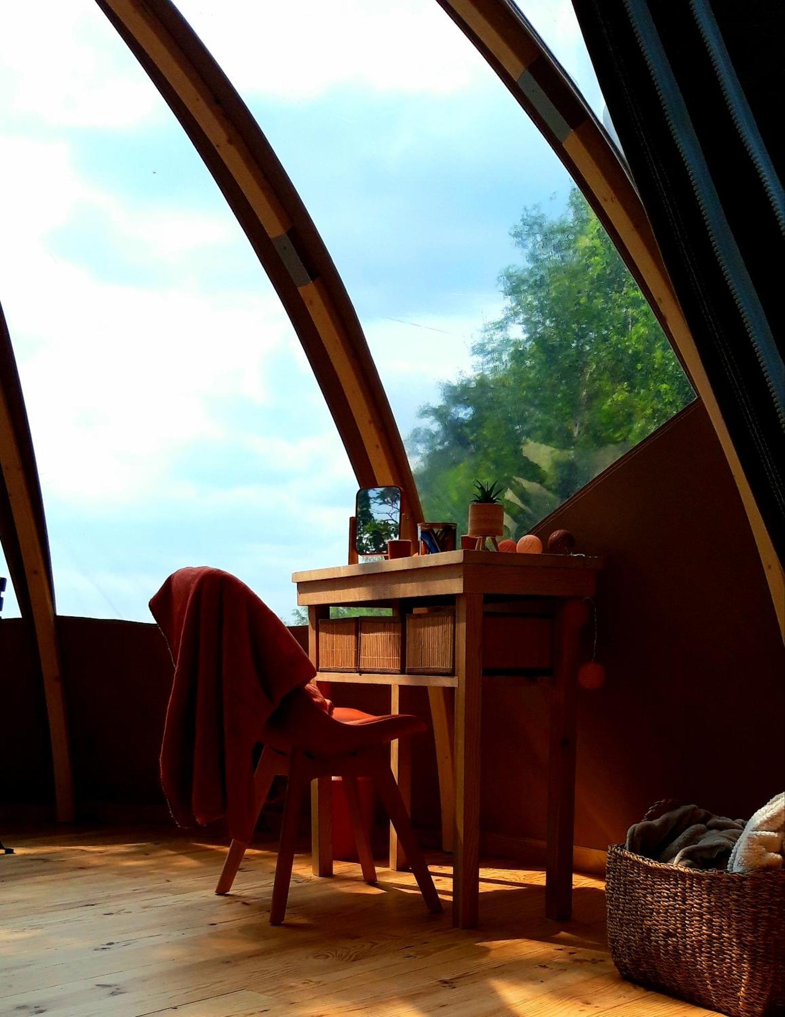 Le Mobil'Dome A Marie Hotel Cambounes ภายนอก รูปภาพ